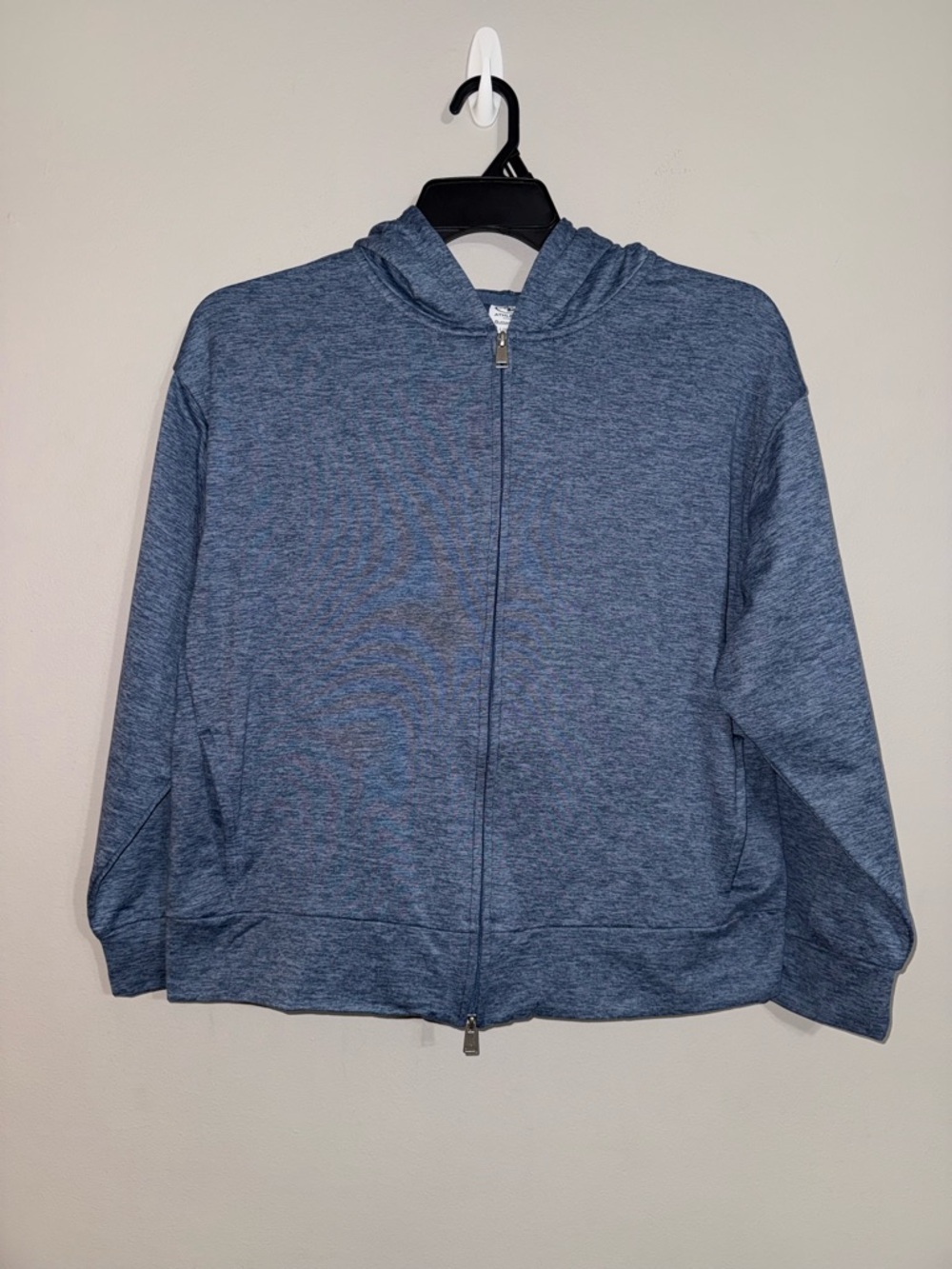 Athletic Works Women’s Heathered Blue Zip Hoodie